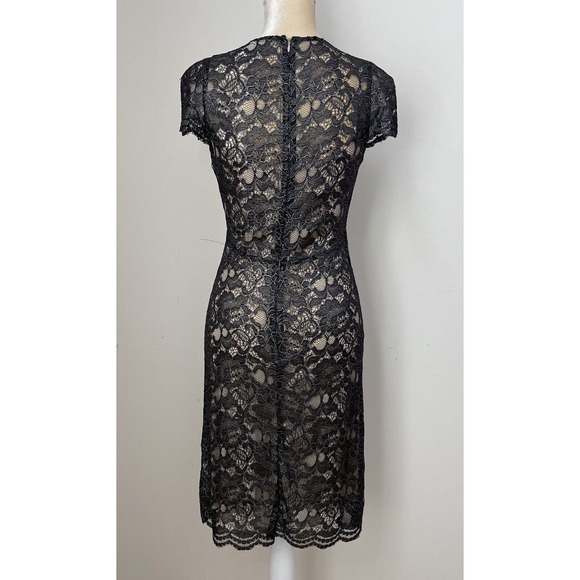 L'AGENCE Black Lace Midi Dress - Picture 8 of 14